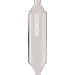 Borosil Volumetric Pipette Bulb, Class A, ASTM 969 USP Type I, Individual Certification, 40 mL