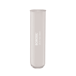 Borosil Test Tubes with Rim 10 x 75, Borosilicate, ISO 4142, 3 mL