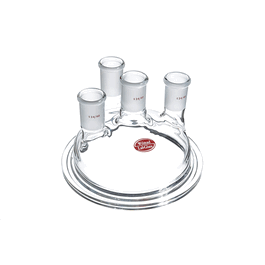 SP Wilmad-LabGlass 4 Neck O-Ring Flange Reaction Vessel Cover, 24/40 Center, 24/40 Side