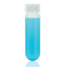 Globe Scientific Centrifuge Tube, 10mL, Oak Ridge Style, Round Bottom, Attached Screw Cap, PP