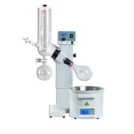 SP Wilmad-LabGlass Advanced RotoVap, Single Vapor Duct, 2 Piece Dry Ice Coated Condenser and Recg Flask, 5L Bath