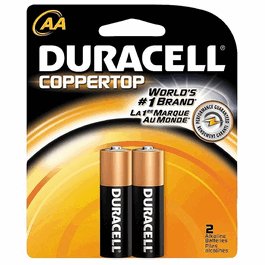DURACELL COPPERTOP Alkaline Batteries, Size D, 4pk, 12 pk/cs