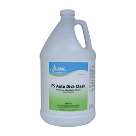 Rochester Midland Corp RMC FS Auto Dish Clean Non-Foaming Cleaner, Concentrated, 1 gal. Bottle