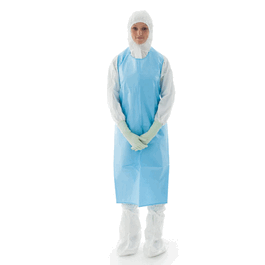 BioClean-C Non-Sterile Chemo Protective Aprons with Adjustable Neck Fastening, L