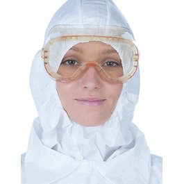 BioClean Clearview Sterile Goggles, Toughened Polycarbonate Lens, Gamma Irradiated