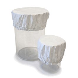 BioClean PHARMA COVERS Equipment and Glassware Covers, White PE, 10 cm