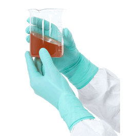 BioClean FUSION Sterile Polychloroprene Gloves, 11.4 in., Green, Size: 10