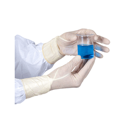 BioClean LEGACY Non-Sterile Latex Gloves, 12 in, Natural, XS