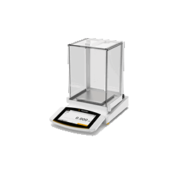 Sartorius Cubis II Precision Balance with Manual Glass Draft Shield, 1010/2200 g x 1/10 mg, Auto Leveling, Color TFT Touch Display