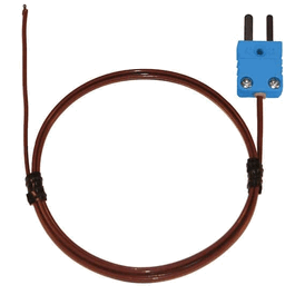 Digi-Sense Thermocouple Economical Flexible PVC-Insulated Wire Probe, Type K, 36 in., -150 to 105C (-250 to 221F)