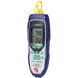 Digi-Sense Dual-Input Data Logging Thermocouple Thermometer with NIST- Calibration (Probes Sold Separately)