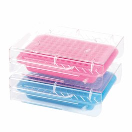 Heathrow Scientific PCR Cooler, 96 Well, Assorted (1 x Pink, 1 x Blue)
