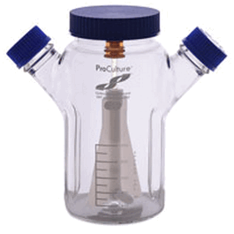 SP Wilmad-LabGlass ProCulture Complete Spinner Flask with Angled Sidearms and Magnetically Driven Vortex Impeller, 8L, 100 mm Center Neck