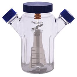 SP Wilmad-LabGlass ProCulture Complete Spinner Flask with Angled Sidearms and Magnetically Driven Vortex Impeller, 1L, 100 mm Center Neck