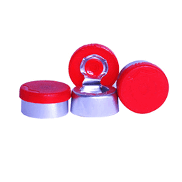 DWK Life Sciences (Wheaton) DWK 13 mm Aluminum Seal, Flip Tear Off, Red