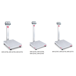 Defender 5000 Standard Bench Scale with TD52P ABS Indicator, Model D52P125RQV3, 250 lb. x 0.01 lb (125 kg x 5.0 g)