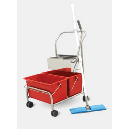 TruCLEAN Pro Double-Bucket Mopping System, Green