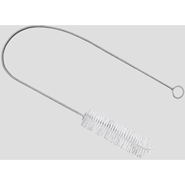 Perfex Burette Brush, Fan End, 25 mL, Brush Dia.: 1/2 in., Brush Length: 3-1/4 in., Overall Length: 30 in.