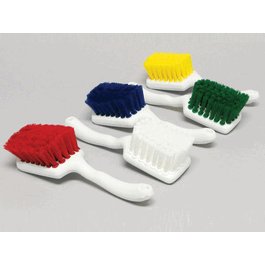 Perfex Short Handle Scrub Brush, Blue