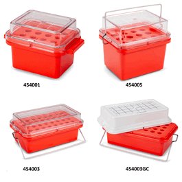 Mini Cooler, 0 C, 12-Place (3x4) for 1.5 mL Tubes, Red
