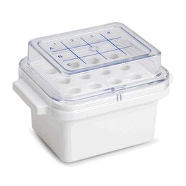 Mini Cooler, Quick Freeze, 12-Place (3x4) for 1.5 mL Tubes, White