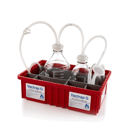Vactrap G, 5L + 2L, Glass Carboys, Red Bin, GL45 Cap w/1/4 in. ID Tubing