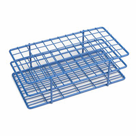 Coated Wire Tube Rack 10-13 mm 9 x 12, Blue