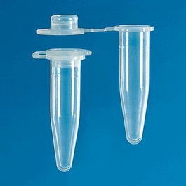 Microcentrifuge Tube with Lid Closure, NS, Clear, 0.5 mL