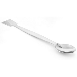 EZBio Stainless Steel Spoon Spatula, 304 SS, Steel Handle, 120mm
