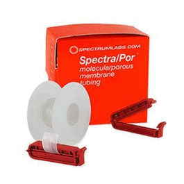 Repligen Spectra/Por 6 Pre-Wetted RC Dialysis Tubing Trial Kit, 12 mm Flat Width, MWCO: 15 kD (15,000 Daltons), 1m Length