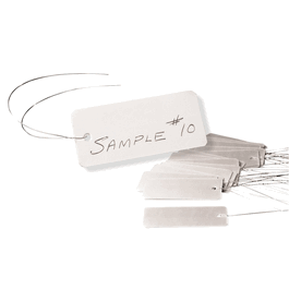 Control Company Write-On Aluminum Sample Tags