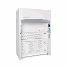 5 ft Protector Echo Floor-Mounted Filtered Fume Hood, Two Service Fixtures, 115V
