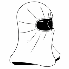 Epic Microporous Premium Lint-Free Cleanroom Hoods, White, Universal