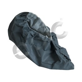 Epic Laminated SafeTrack Skid-Resistant Shoe Covers, 7.5 in. high, Gray, L