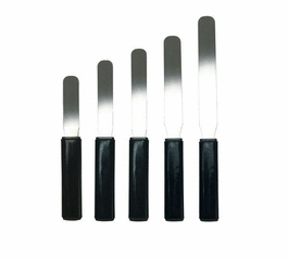 United Scientific Soft Silicone Grip Spatula, 3 in. Stainless Steel Blade