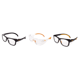 KleenGuard Maverick Safety Glasses, Clear Anti-Fog Lenses with Black Frame