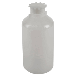 Dynalon Kartell Plug Seal Bottles, Narrow Mouth, LDPE, Round, PP Closure, 250 mL