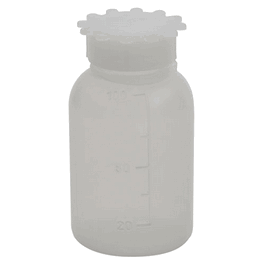 Dynalon Kartell Plug Seal Bottles, Wide Mouth, LDPE, Round, PP Closure, 500 mL