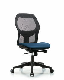 Executive Windrowe Mesh Back Chair with Borscht Supernova Seat and Casters