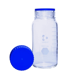 DWK Life Sciences (Kimble) GLS80 Media Bottle 3.3 Clear PP Cap 1000 mL