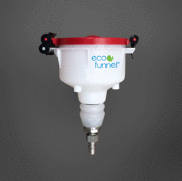 4 in. ECO Funnel with Stainless Steel Quick Disconnect Adapter