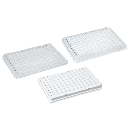 0.2mL 96-Well PCR Plate, Half Skirt, Clear