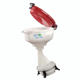 8 in. ECO Funnel for Justrite Poly Disposal Cans