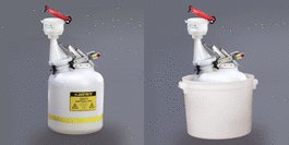 4 in. ECO Funnel System: Justrite 5 Gallon Poly Safety Can