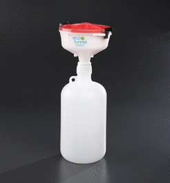 8 in. ECO Funnel System: 8 Liter Heavy LDPE Carboy, 100 mm Nalgene