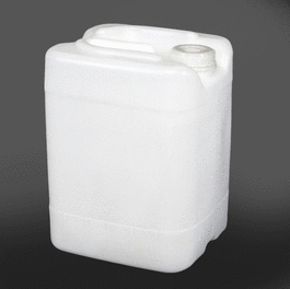 Rectangular Carboy, 5 Gallon HDPE, 70 mm closure, Samson Stacker