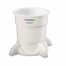 Secondary Container with Detachable Base for 4 Liter Solvent Bottles, LDPE