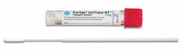 One sterile mini-tip PurFlock Ultra swab, 80mm molded break point, individually wrapped. Fill volume 1mL