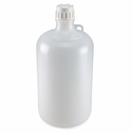 Bottle, Narrow Mouth, LDPE Bottle, Attached PP Screw Cap, 2 Litres (0.5 Gallons)