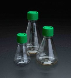 Celltreat 250 mL Erlenmeyer Flask, Vent Cap, Plain Bottom, PC, Sterile